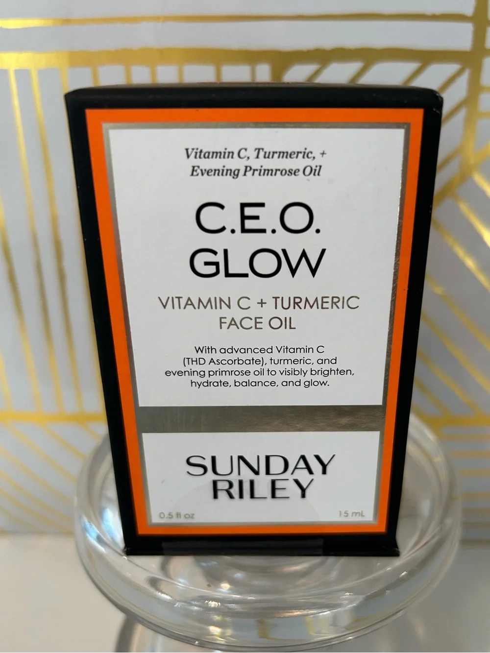 ✨ Sunday Riley C.E.O. Glow Vitamin C + Turmeric Face Oil | 0.5 oz | SEALED NIB